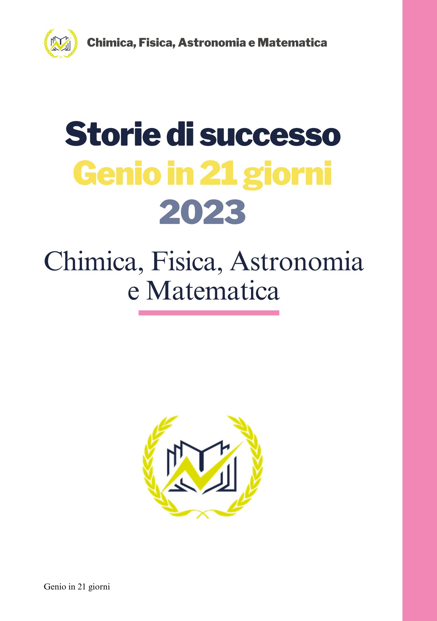 Chimica testimonianze 2023 Agraria Ambiente Geologia