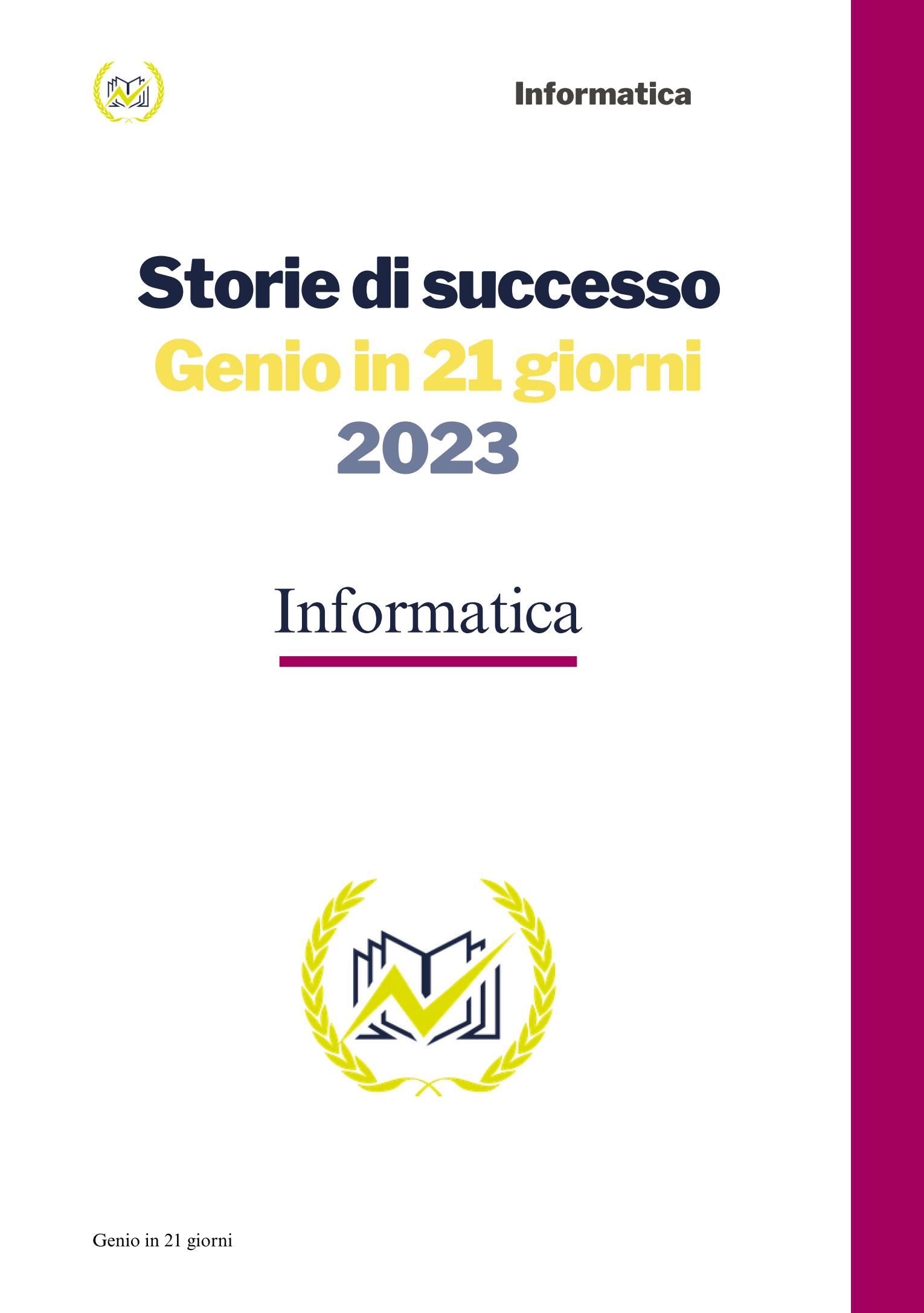 Informatica testimonianze 2023 Agraria Ambiente Geologia