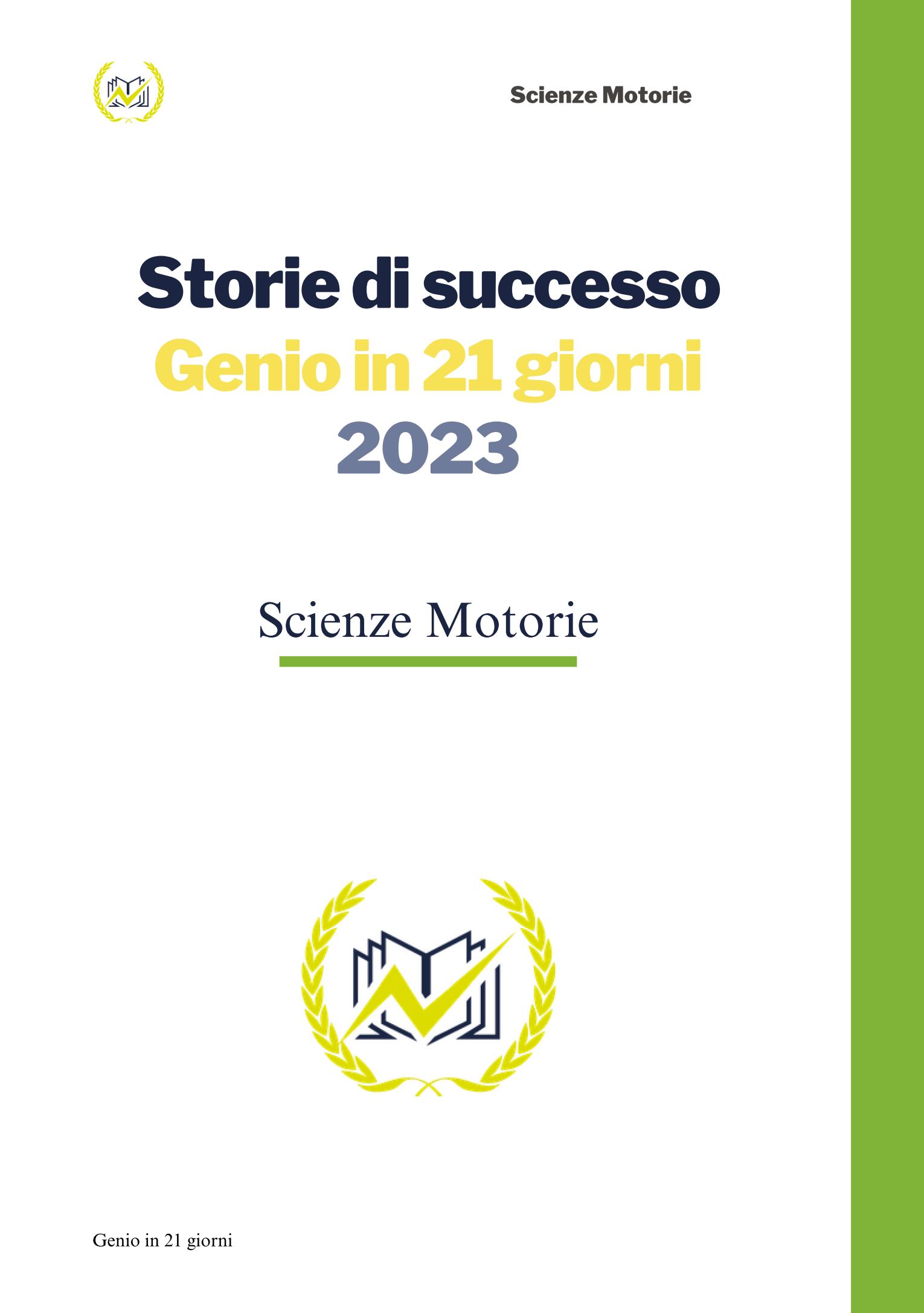 Scienze motorie testimonianze 2023 Agraria Ambiente Geologia