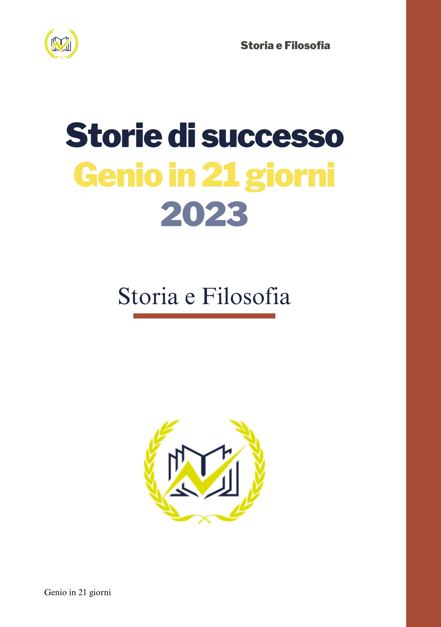 Storia Filosofia testimonianze 2023 Agraria Ambiente Geologia